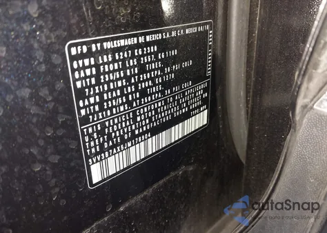 2018 Volkswagen Tiguan 2.0T Se/2.0T Sel from USA, damaged, VIN 3VV3B7AX5JM178904